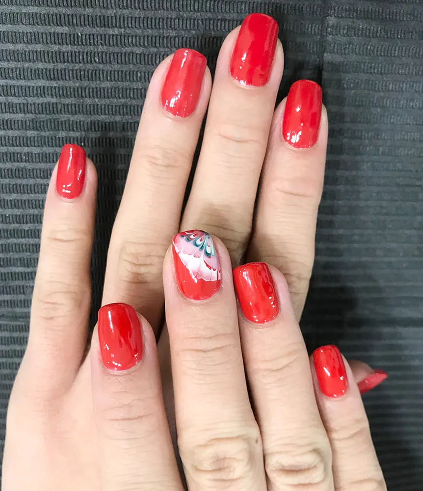 JNAジェルネイル検定の様子