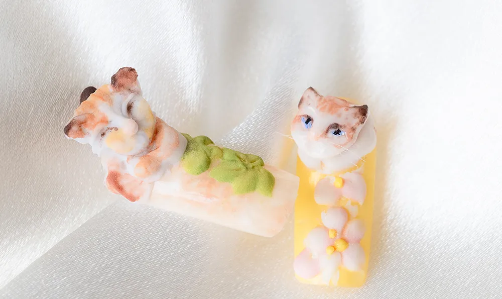 可愛いネイルの写真